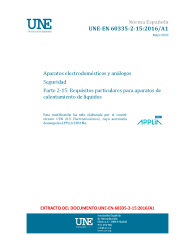 UNE-EN 60335-2-15:2016/A1:2022