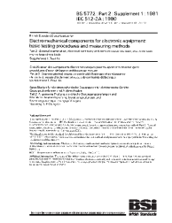 BS 5772-2 Supplement No. 1:1981