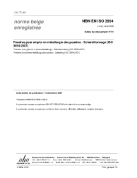 NBN EN ISO 3954:2008