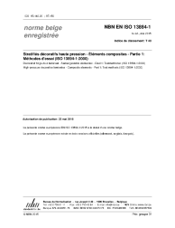 NBN EN ISO 13894-1:2015