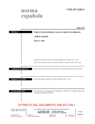 UNE-EN 1230-1:2010 (R2020)