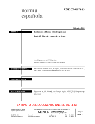 UNE-EN 60974-13:2011