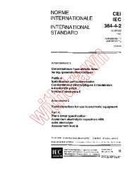 IEC 60384-4-2:1985/AMD2:1996