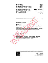 IEC 60839-5-4:1991
