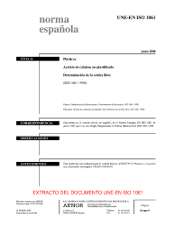 UNE-EN ISO 1061:2000