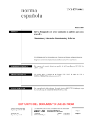 UNE-EN 10061:2005 (R2018)