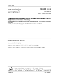 NBN EN 932-5:2012