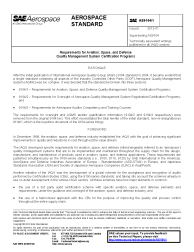 SAE AS 9104/1:2012-01-31