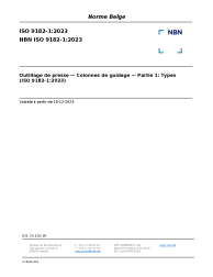 NBN ISO 9182-1:2023