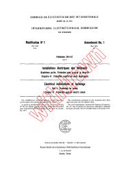 IEC 60364-4-41:1977/AMD1:1979