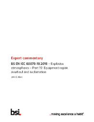 BS EN IEC 60079-19:2019 ExComm
