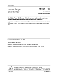 NBN EN 14407:2014