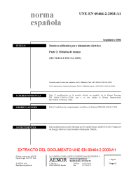 UNE-EN 60464-2:2003/A1:2006