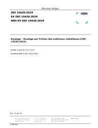 NBN EN ISO 15620:2019
