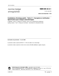 NBN EN 40-3-1:2000