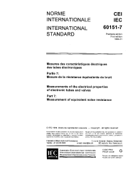 IEC 60151-7:1964