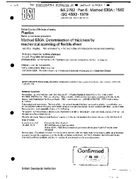 BS 2782-6 Method 630A:1982