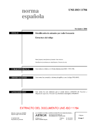 UNE-ISO 11784:2004 (R2021)