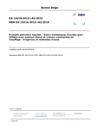 NBN EN 14214:2012+A2:2019