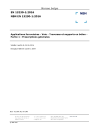NBN EN 13230-1:2016