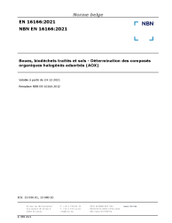NBN EN 16166:2021