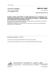 NBN S 23-002/A1/AC:2010