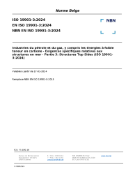 NBN EN ISO 19901-3:2024