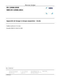 NBN EN 13586:2021