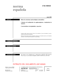 UNE 500520:2002