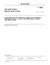 NBN ISO 26367-3:2023