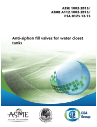 ASME ASSE 1002-2015/ASME A112.1002-2015/CSA B125.12-15