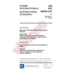 IEC 60335-2-27:2002/AMD2:2007