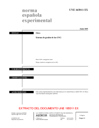 UNE 165011:2005 EX