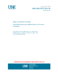 UNE-CEN/TR 17611:2022 IN