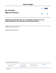 NBN EN 476:2022
