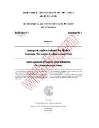 IEC 60122-1:1976/AMD1:1983