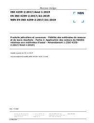 NBN EN ISO 4259-2:2017/A1:2019
