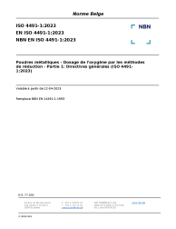 NBN EN ISO 4491-1:2023