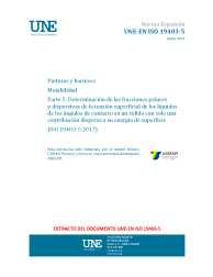 UNE-EN ISO 19403-5:2021