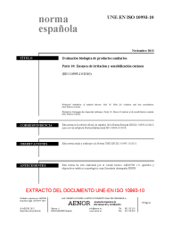 UNE-EN ISO 10993-10:2013