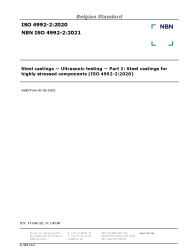 NBN ISO 4992-2:2021