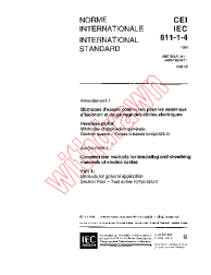 IEC 60811-1-4:1985/AMD1:1993