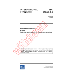 IEC 61058-2-5:1994