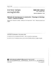 NBN ISO 4463-2:1996