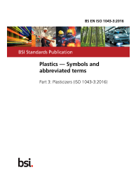 BS EN ISO 1043-3:2016