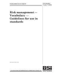 PD ISO/IEC Guide 73:2002