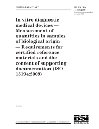 BS EN ISO 15194:2009
