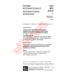 IEC 60512-2:1985/AMD1:1994
