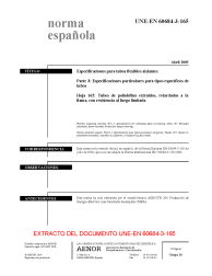 UNE-EN 60684-3-165:2005