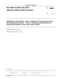 NBN EN 13481-5:2012+A1:2017